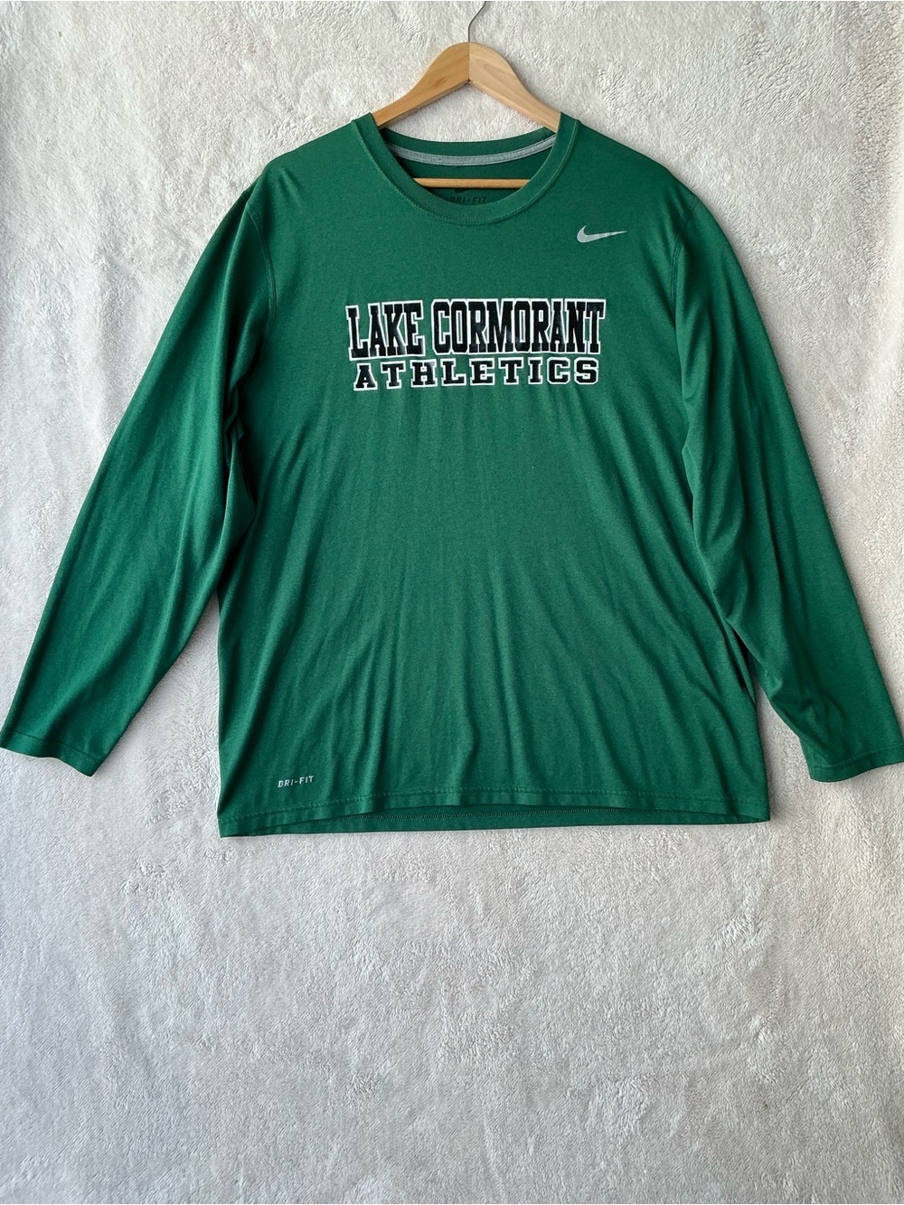 Nike Green Lake Cormorant Athletics Long Sleeve Tee